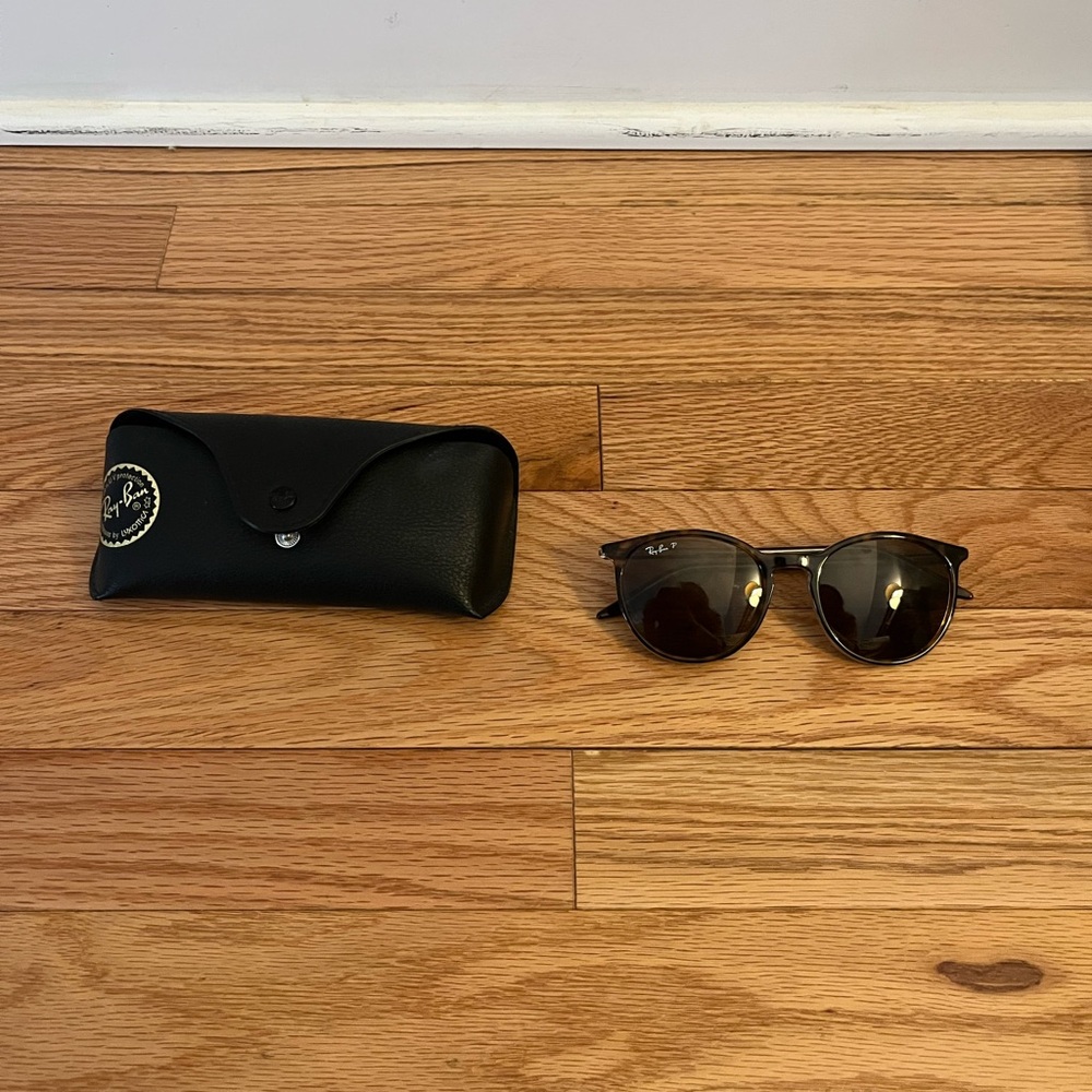 Ray-Ban Classic Black Sunglasses with Case RB 2204